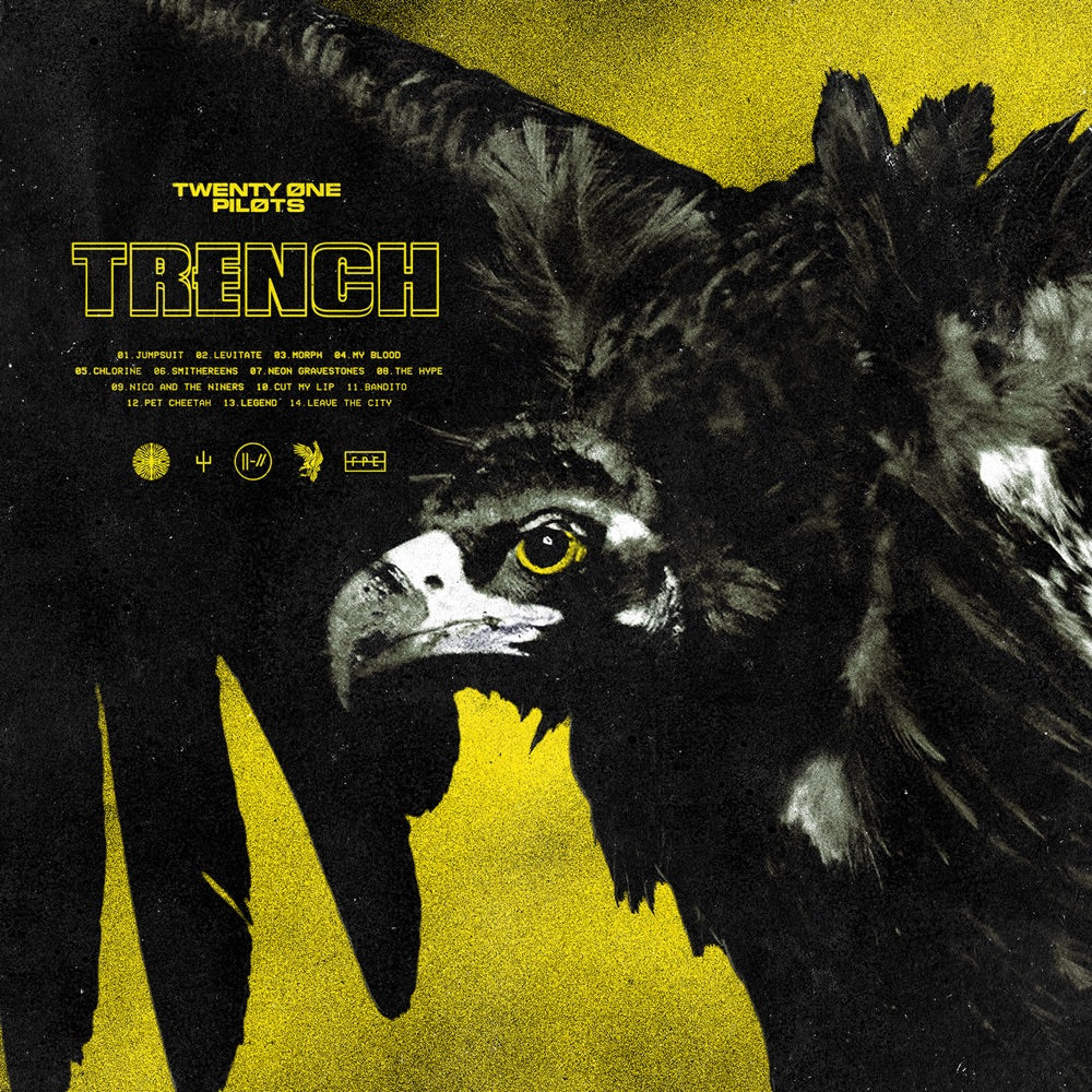 Twenty One Pilots Trench CD cover art