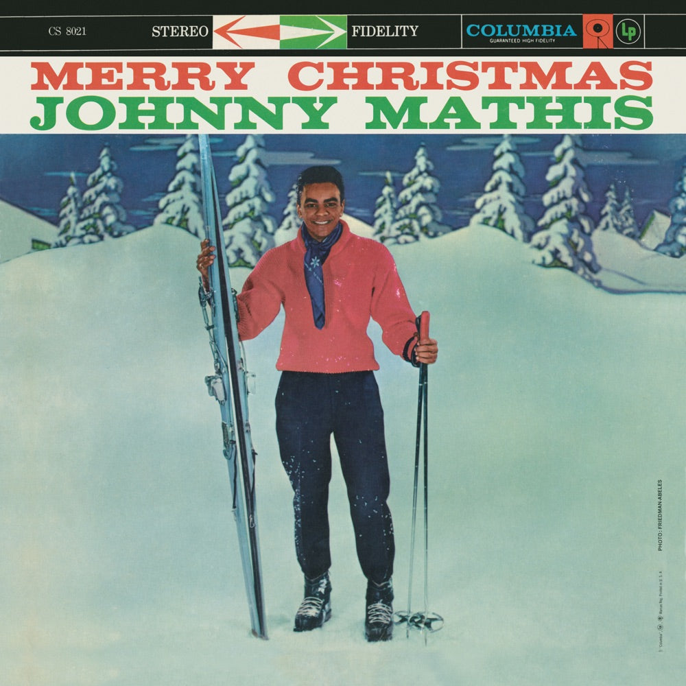 Johnny Mathis Merry Christmas CD cover art