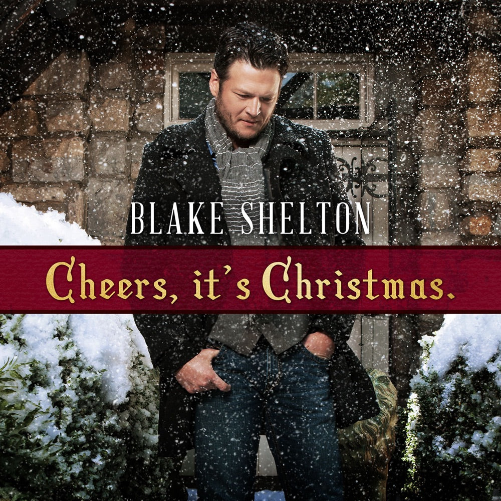 Blake Shelton Cheers, It's Christmas CD cover art