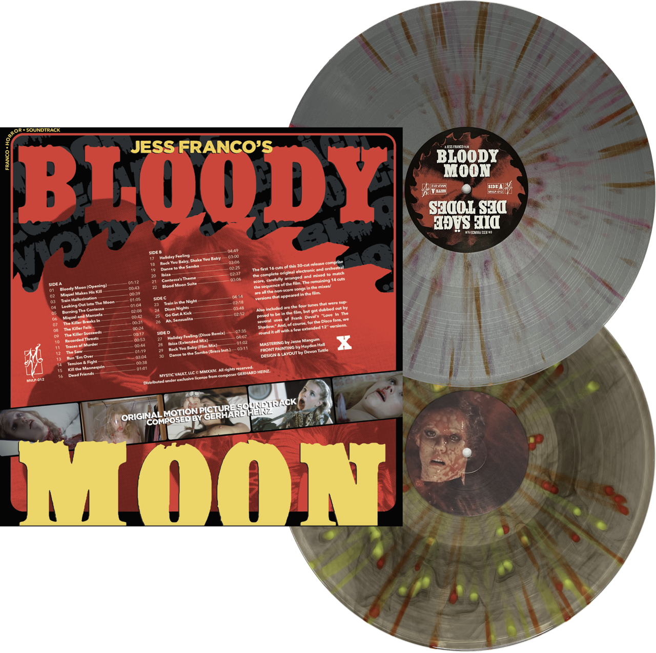 Heinz, Gerhard "Jess Franco's Bloody Moon OST" 2xLP