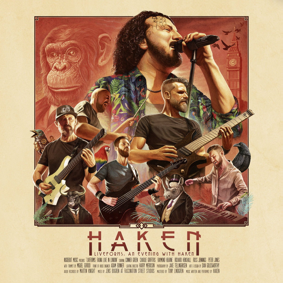 Haken Liveforms: Fauna Live In London album cover