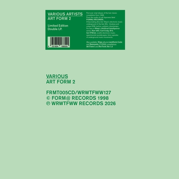 V/A "Art Form 2" 2xLP