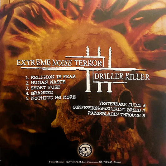 Extreme Noise Terror / Driller Killer "s/t" split LP