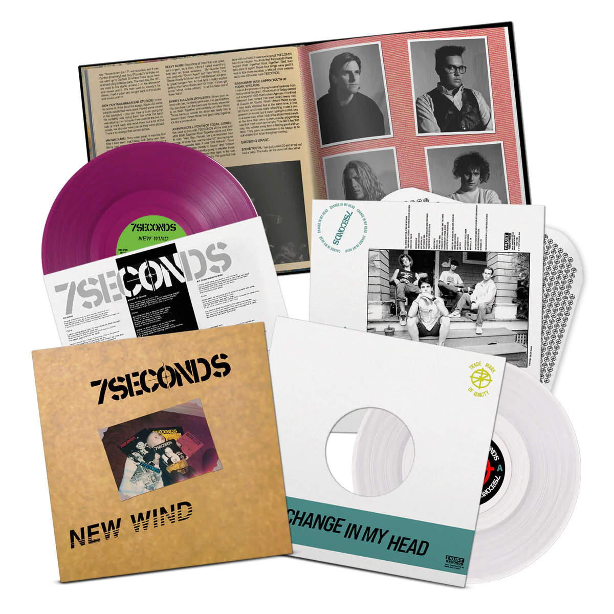 7 Seconds "New Wind / Change in My Head" 2xLP