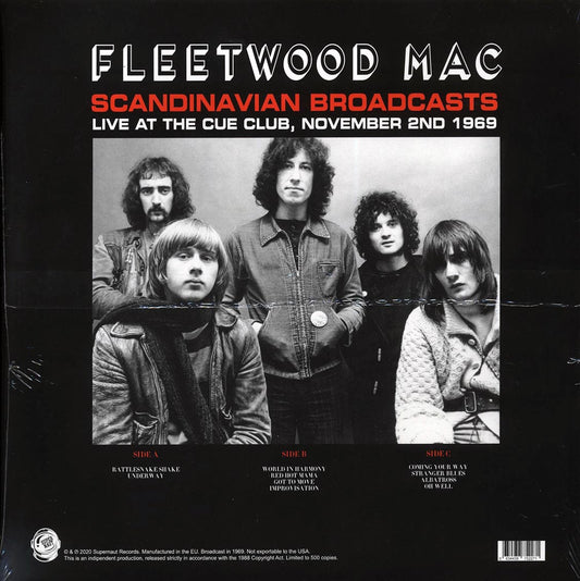 Fleetwood Mac "Scandinavian Broadcasts: Live At The Cue Club, November 2nd 1969" 2xLP
