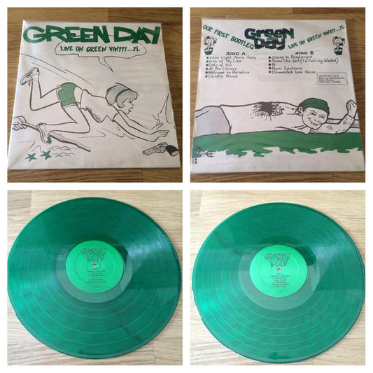 Green Day "Live on Green Vinyl" LP