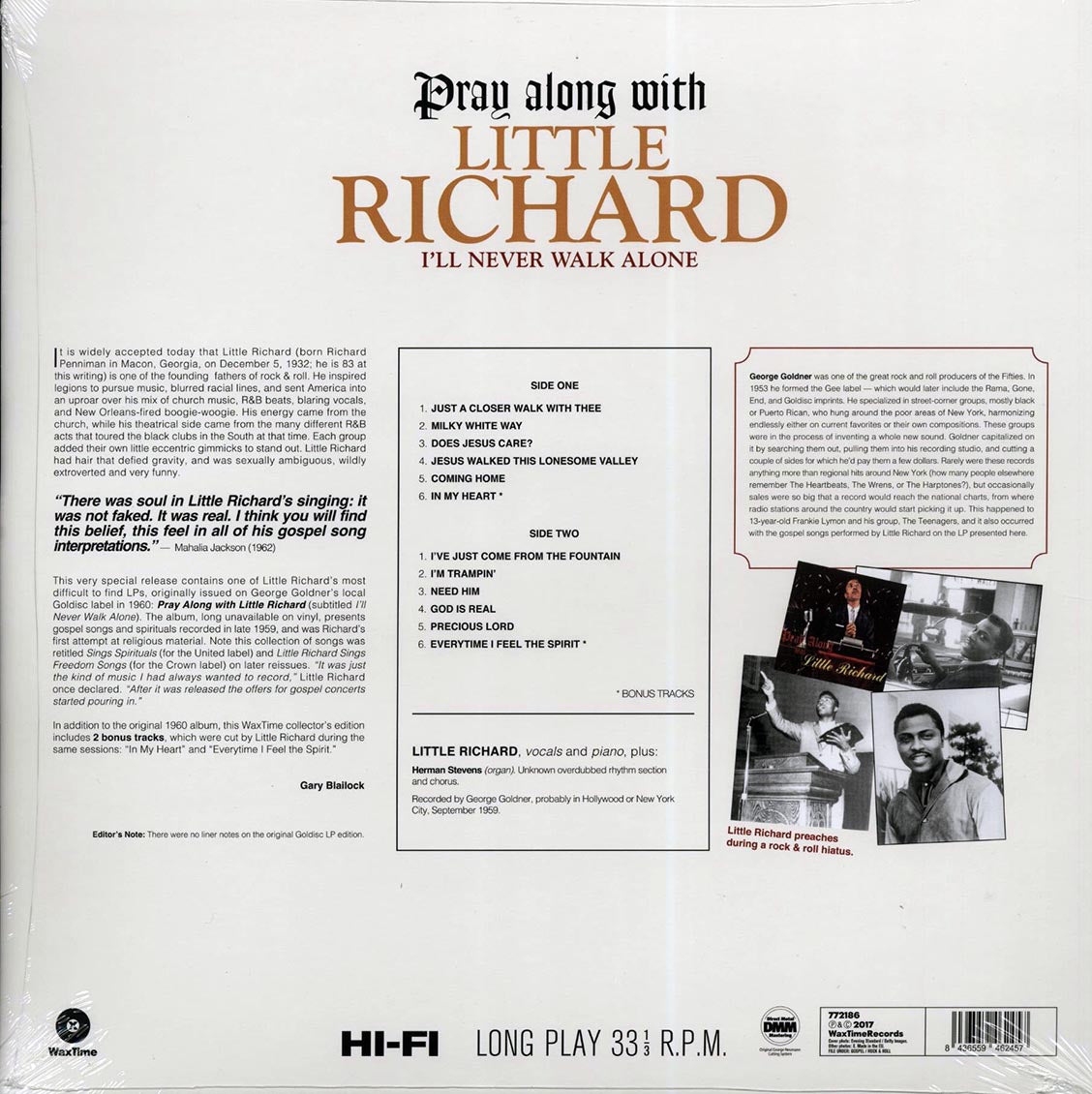 Little Richard "I'll Never Walk Alone" LP