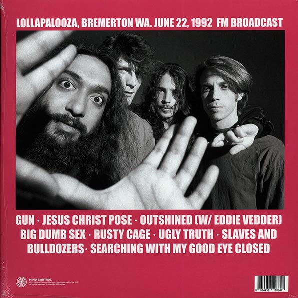 Soundgarden "Lollapalooza, June 22, 1992