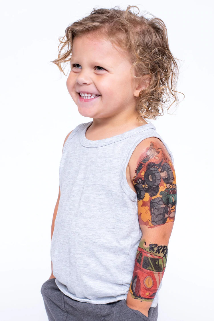 Speed Demon - Temporary Sleeve Tattoo