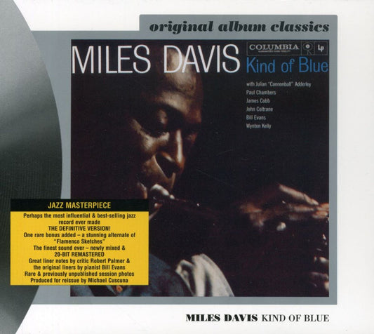 Miles Davis “Kind of Blue” CD cover art