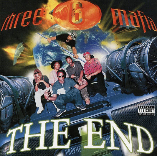 Three 6 Mafia “The End” CD cover art