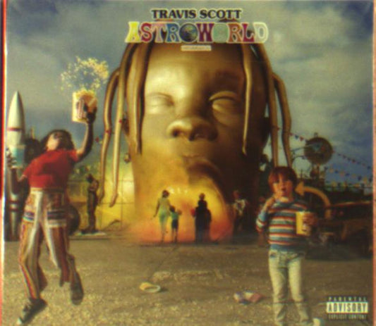 Travis Scott “Astroworld” CD cover art