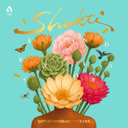 Shakti “Mind Explosion - 50th Anniversary Tour Live” CD cover art