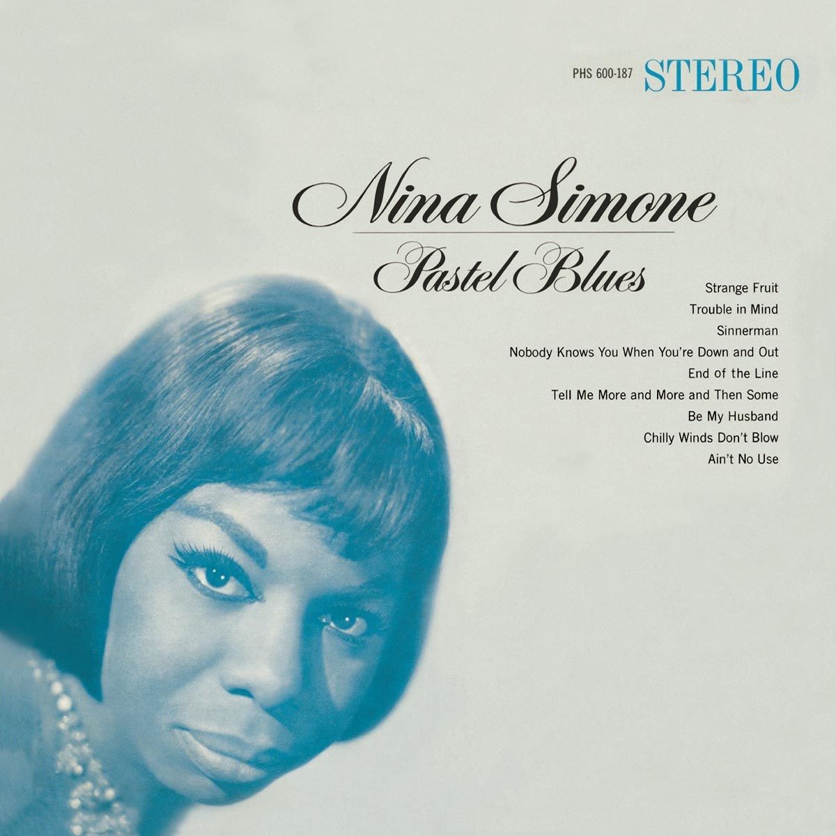 Nina Simone “Pastel Blues” LP cover art