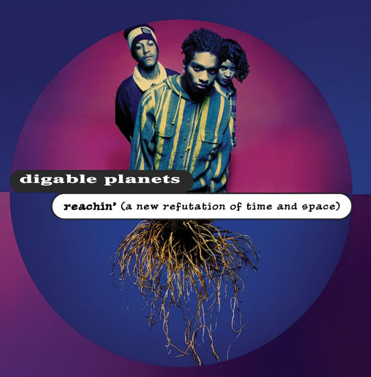 Digable Planets “Reachin' (A New Refutation of Time and Space)” CD cover art