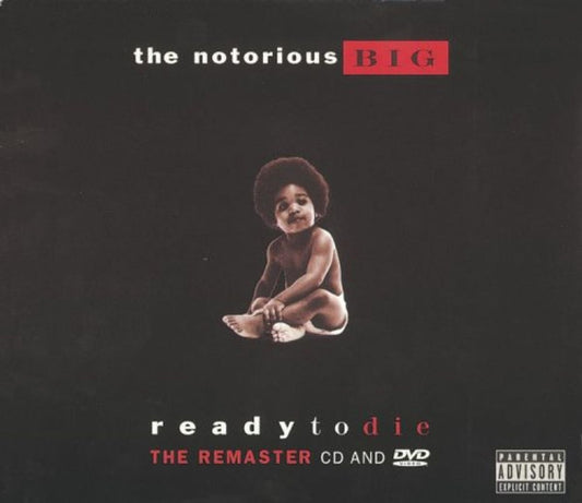The Notorious B.I.G. “Ready to Die (Remastered)” CD cover art