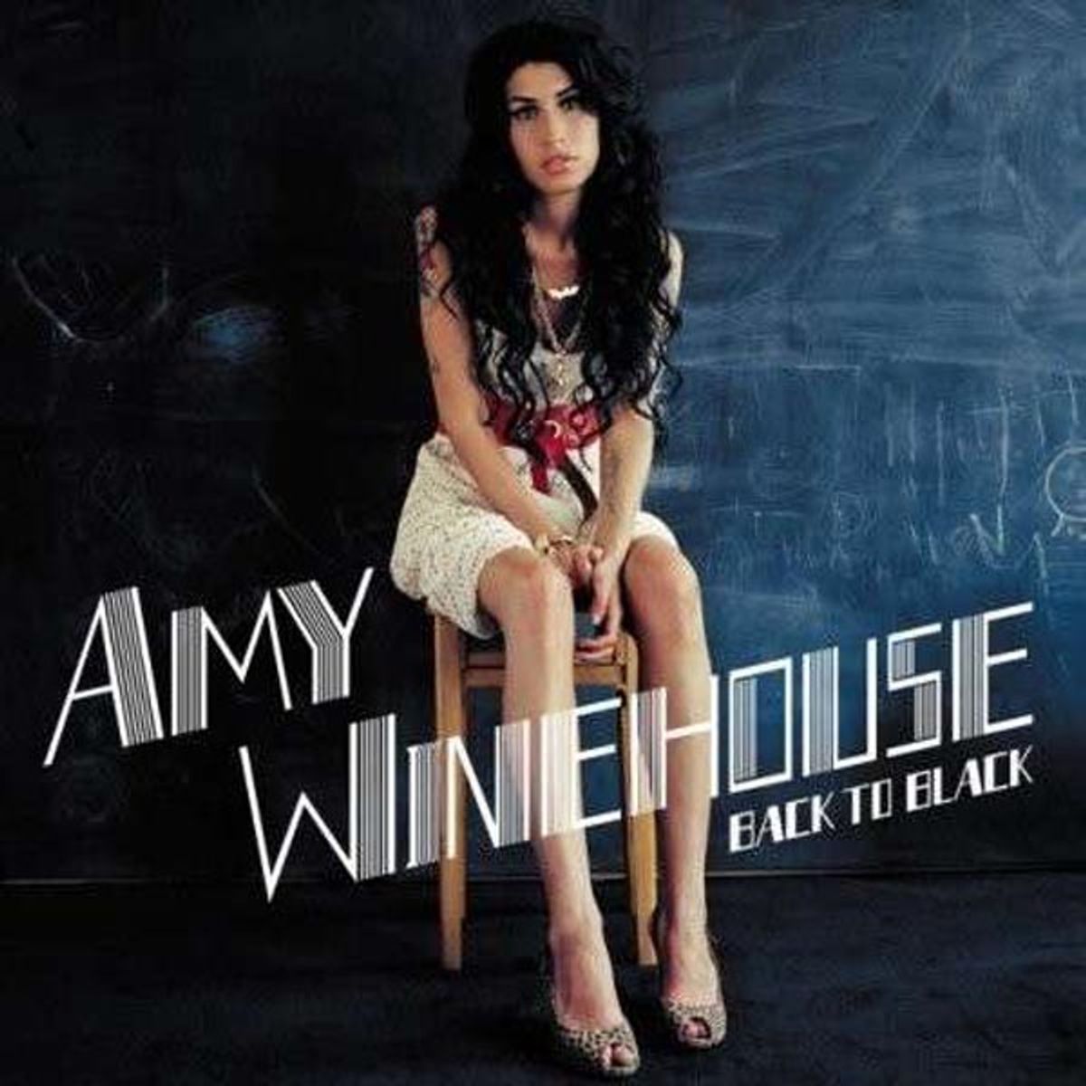 Amy Winehouse “Back to Black” LP cover art
