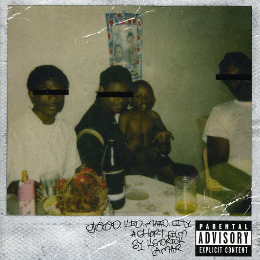 Kendrick Lamar “good kid, m.A.A.d city” CD cover art