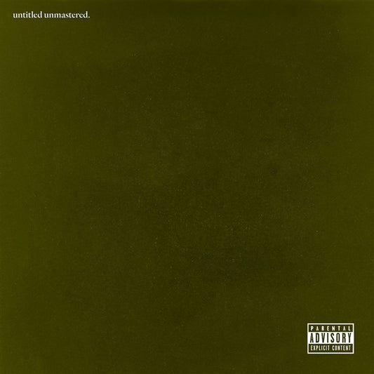 Kendrick Lamar “untitled unmastered.” CD cover art