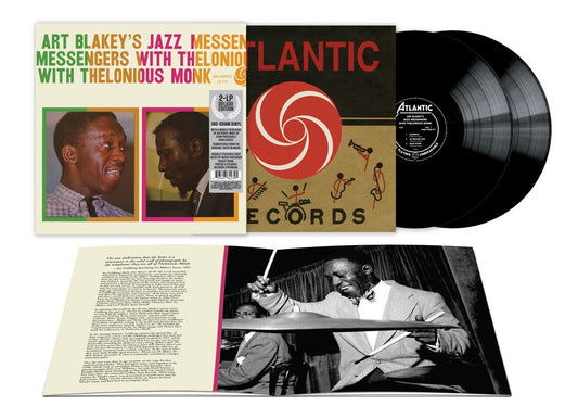 ART Blakey's JAZZ Messengers WITH Thelonious MONK “Art Blakey's Jazz Messengers with Thelonious Monk” 2xLP cover art