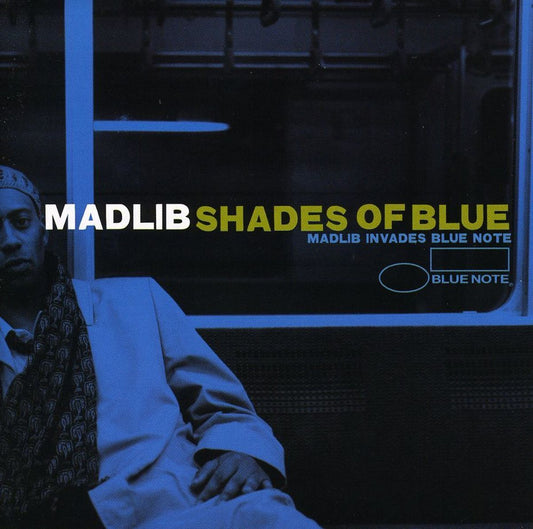 Madlib “Shades of Blue: Madlib Invades Blue Note” CD cover art