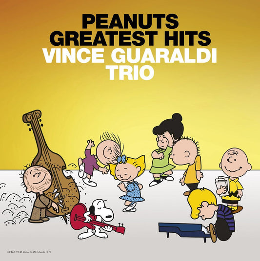 Vince Guaraldi Trio “Peanuts Greatest Hits” CD cover art