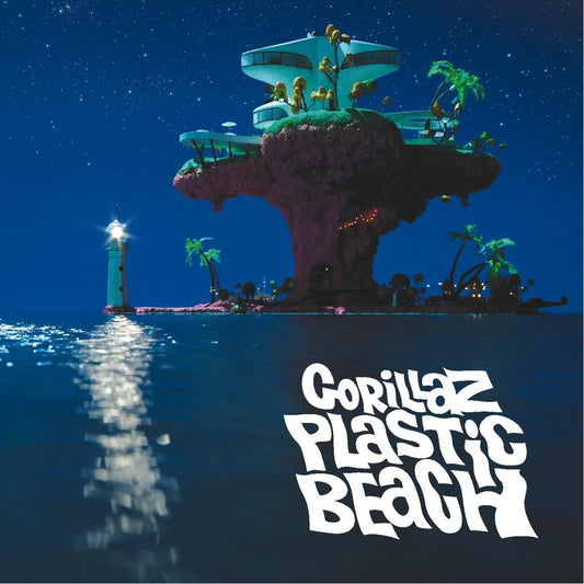 Gorillaz Plastic Beach CD cover art