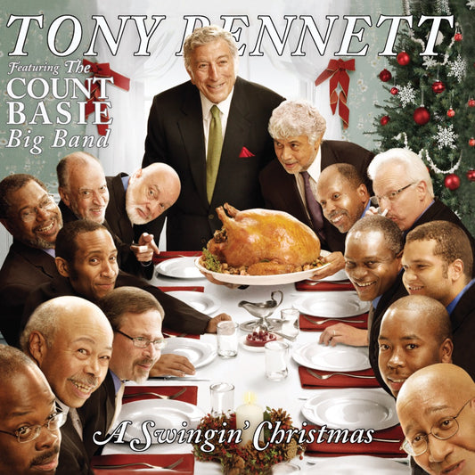 Tony Bennett A Swingin' Christmas CD cover art