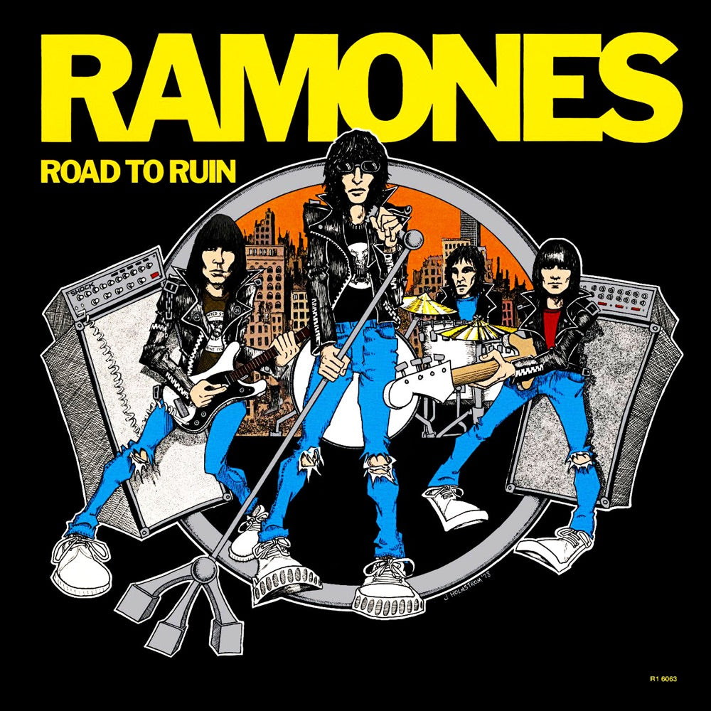 Ramones Road to Ruin CD cover art