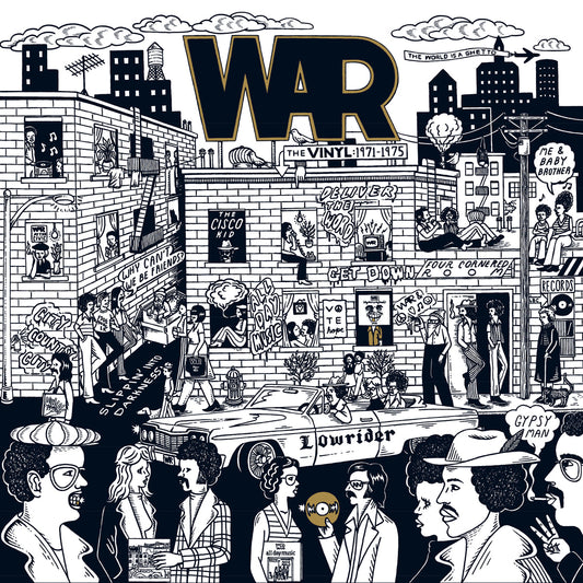 WAR "The Vinyl: 1971-1975" (Boxset) 5xLP cover art