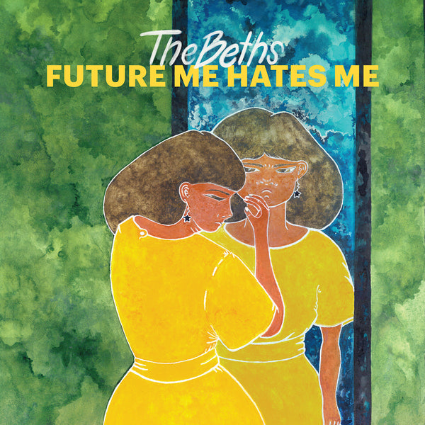 The Beths "Future Me Hates Me (Blue & Red A/B Side Vinyl)" LP cover art