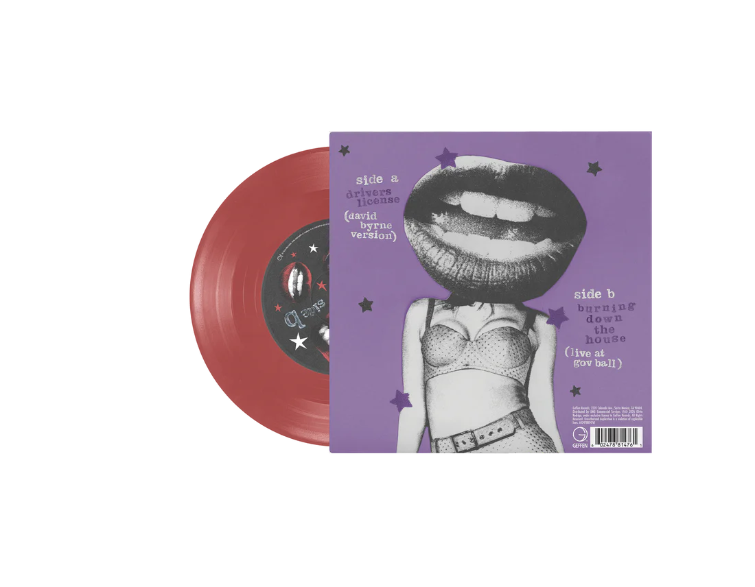 Olivia Rodrigo and David Byrne "Drivers License / Burning Down The House" 7"