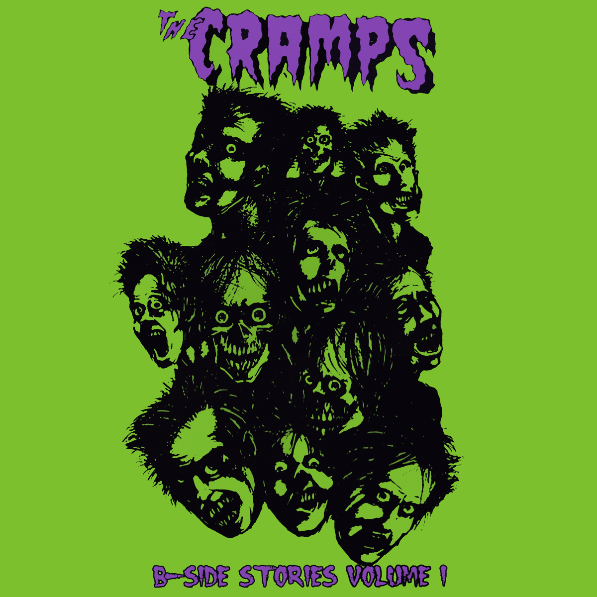 The Cramps B-Side Stories Volume 1 LP cover art