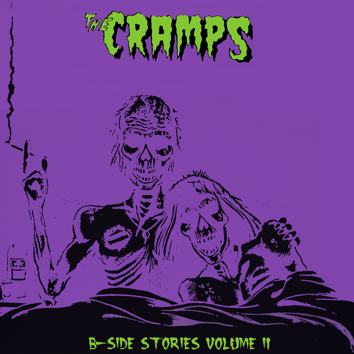 The Cramps B-Side Stories Volume 2 LP cover art