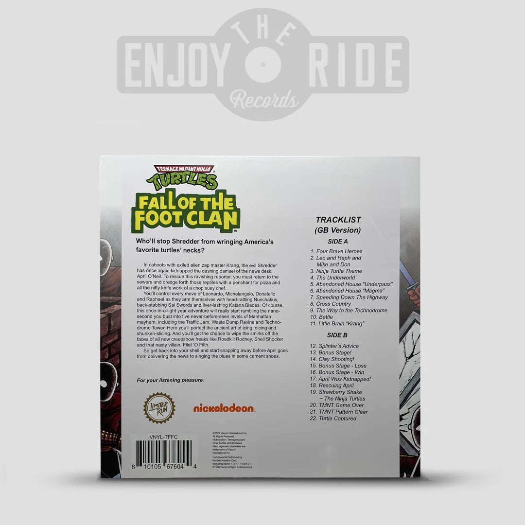 Konami Kukeiha Club "Teenage Mutant Ninja Turtles: Fall of the Foot Clan" LP