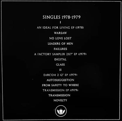 Joy Division "Singles Collection 1978–1979. Volume 1" LP