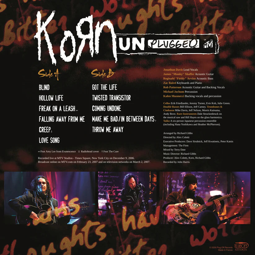 Korn "MTV Unplugged 2006" LP