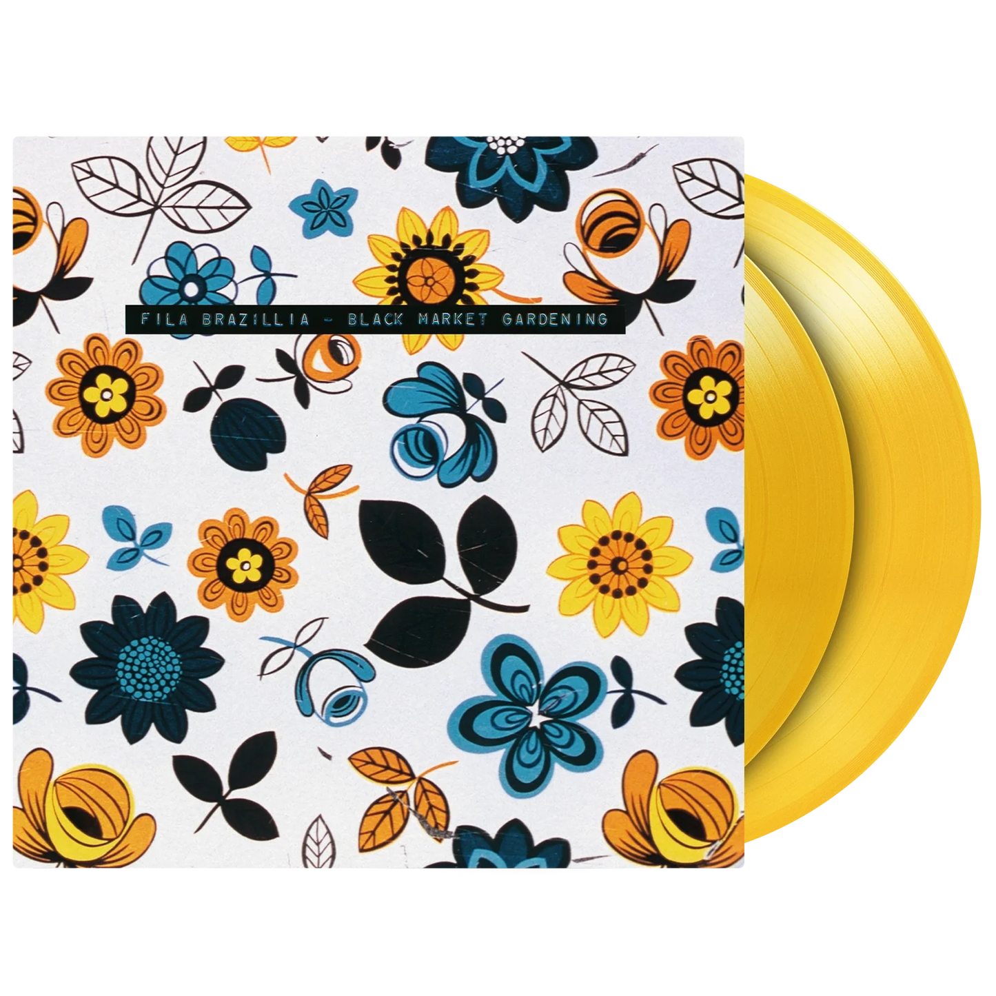 Fila Brazillia "Black Market Gardening" (Translucent Yellow Vinyl) 2xLP
