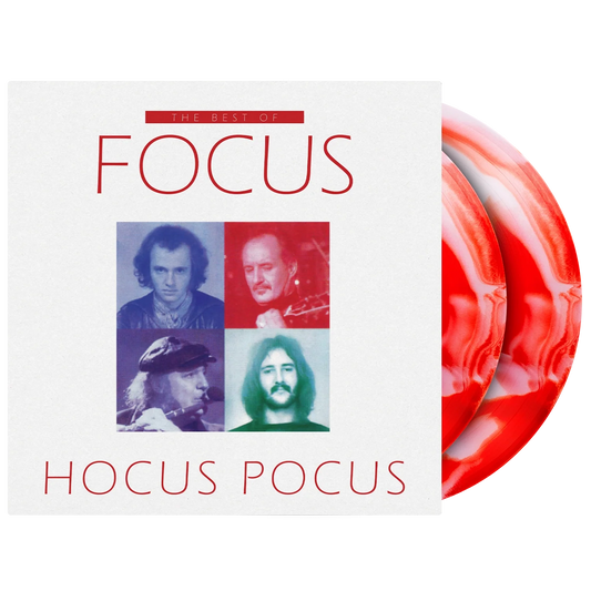 Focus "Best Of Focus Hocus Pocus" (Red & White Swirled Vinyl) 2xLP