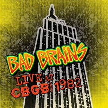 Bad Brains Live at CBGB 1982 album cover