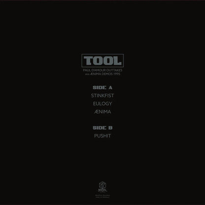 Tool "Aenima Demos 1995: Paul D'Amour Outtakes" LP