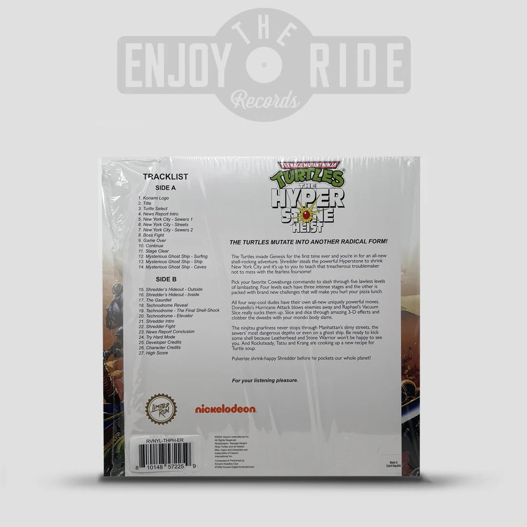 Konami Kukeiha Club "Teenage Mutant Ninja Turtles: The Hyperstone Heist" LP