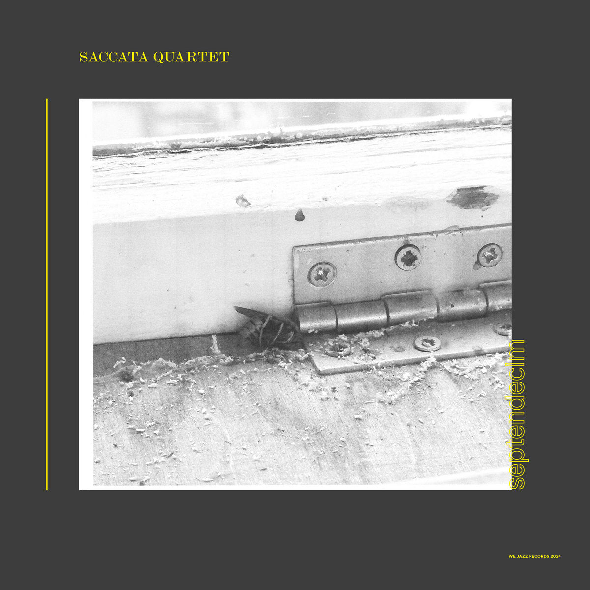 Saccata Quartet "Septendecim" (Yellow Marbled Vinyl) LP album cover