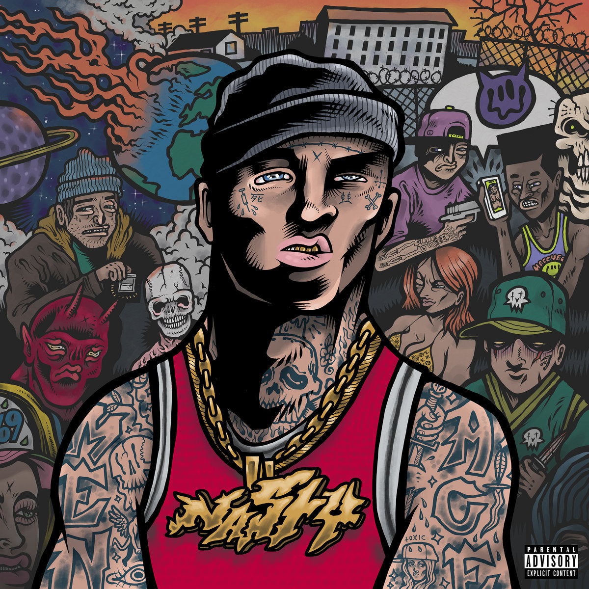 Nasty Menace album cover