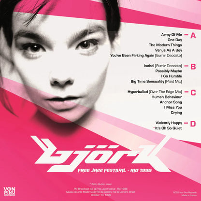 Bjork "Free Jazz Festival: Rio 1996" 2xLP