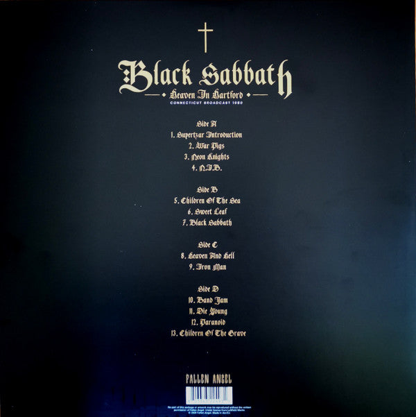 Black Sabbath "Heaven in Hartford" 2xLP