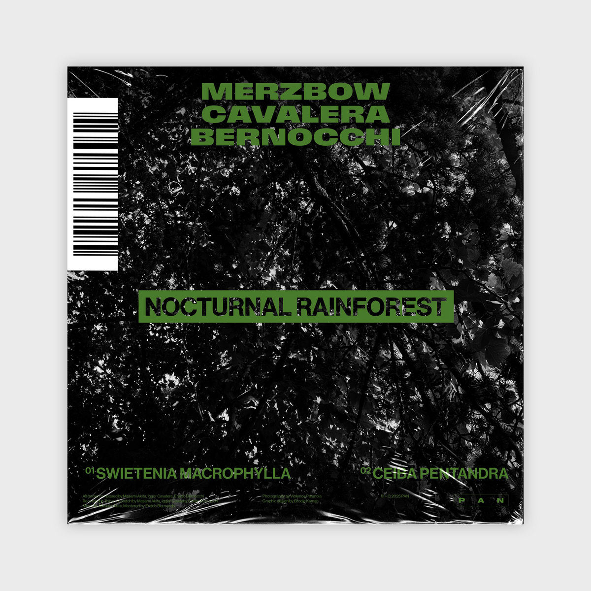 Merzbow, Iggor Cavalera, Eraldo Bernocchi "Nocturnal Rainforest" LP