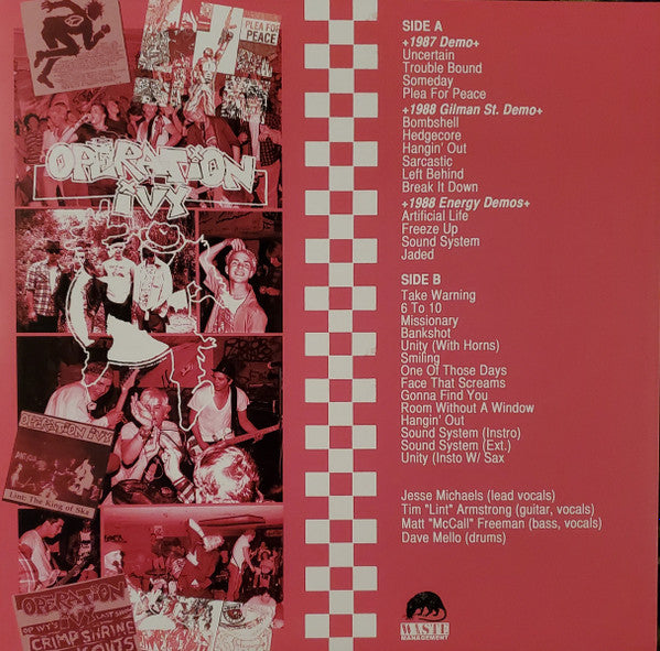 Operation Ivy "Learn To Dance The Geek - Demos 1986-1988" LP