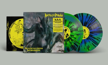 Ratos de Porao "Cada dia mais sujo e agressivo / Dirty and aggressive" Gatfeold 2xLP