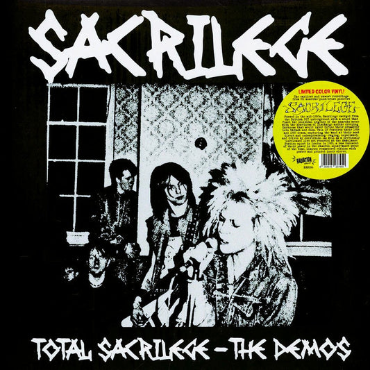 Sacrilege “Total Sacrilege: The Demos” LP (Red Translucent Vinyl) front cover